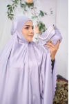 Telekung Rosalinda Silver Gray
